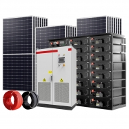 30kW 50kW 100kW to 500kW ON Off Grid Hybrid Solar PV Panel Power Plant System with Battery ESS